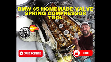 How to make a Valve Spring Compressor Tool for $5 #diy #bmw
