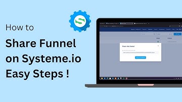 How To Share Systeme.io Funnel !