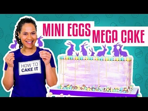 chocolate cake recipe with mayonnaise How To Make a CADBURY MINI EGGS MEGA CAKE | With COCONUT Cake | Yolanda Gampp | How To Cake It