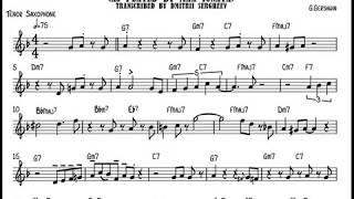 But Not For Me (As played by Max Ionata) Sax Solo Transcription
