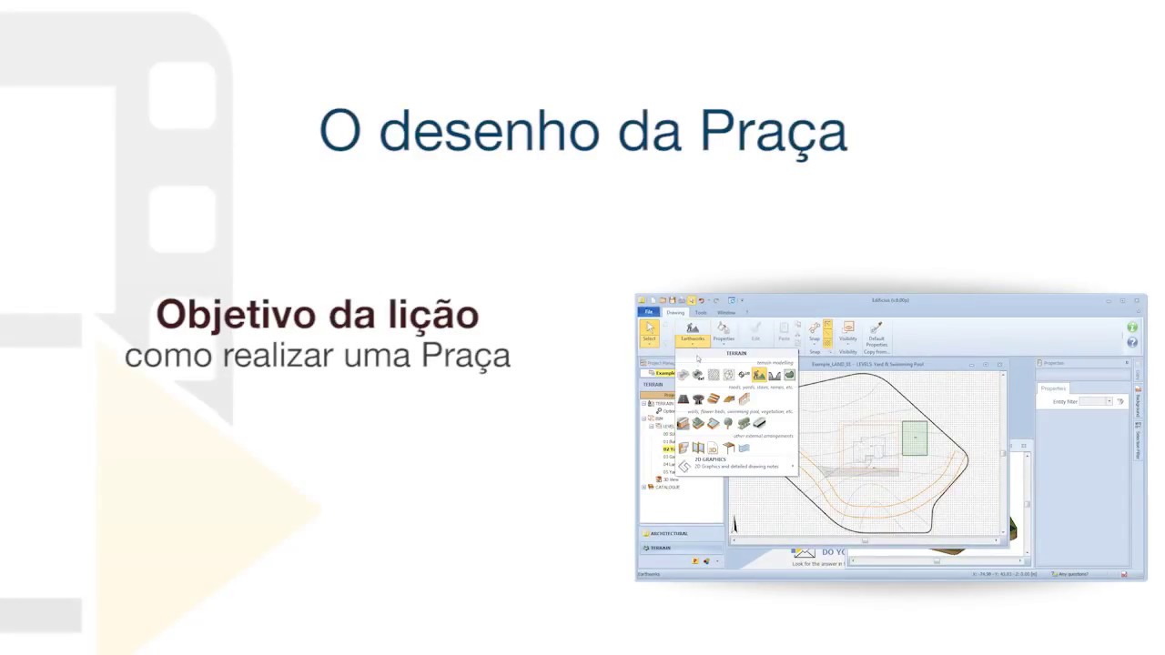 Vídeo Tutorial de Edificius - O desenho da Praça - ACCA software - YouTube