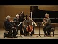 Mozarts piano quartet in eflat major  itzhak perlman and friends  from the stage  carnegie hall