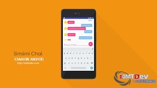 Xamarin Android Tutorial - Simsimi Chat App screenshot 3