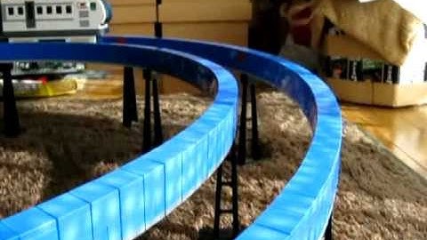 Lego Monorail of Double Track