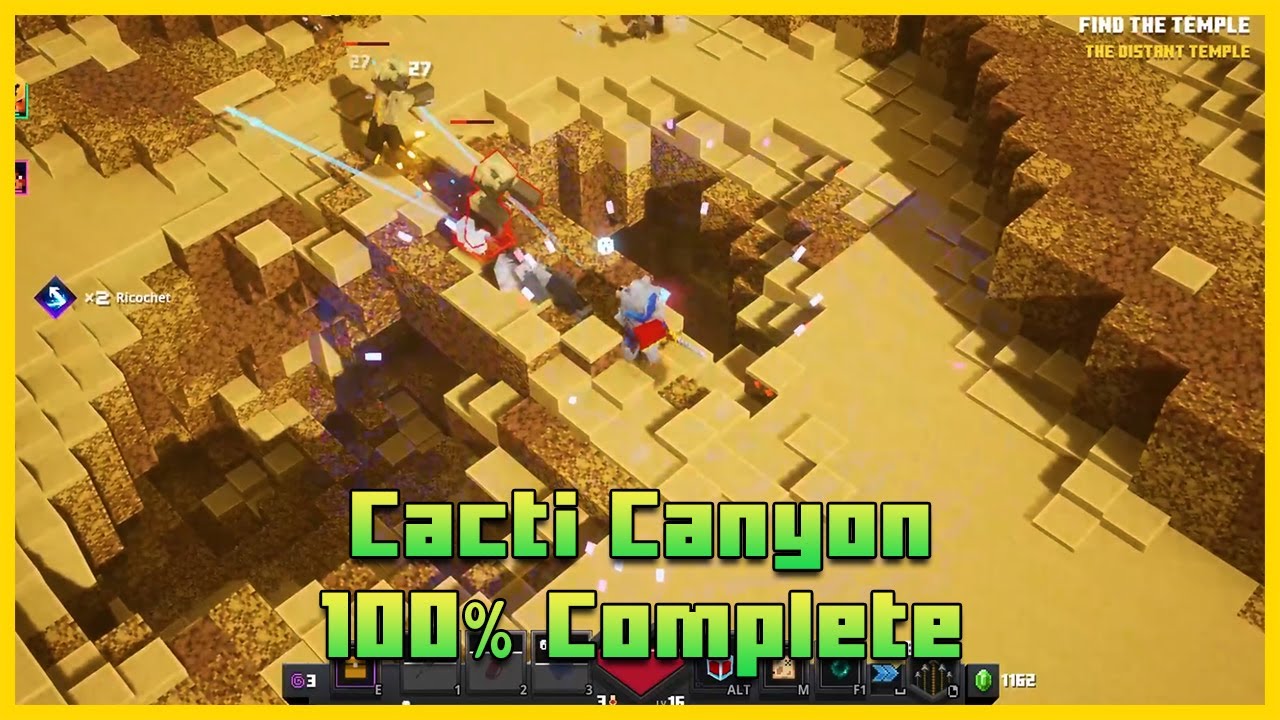Minecraft Dungeons Cacti Canyon 100 Complete YouTube