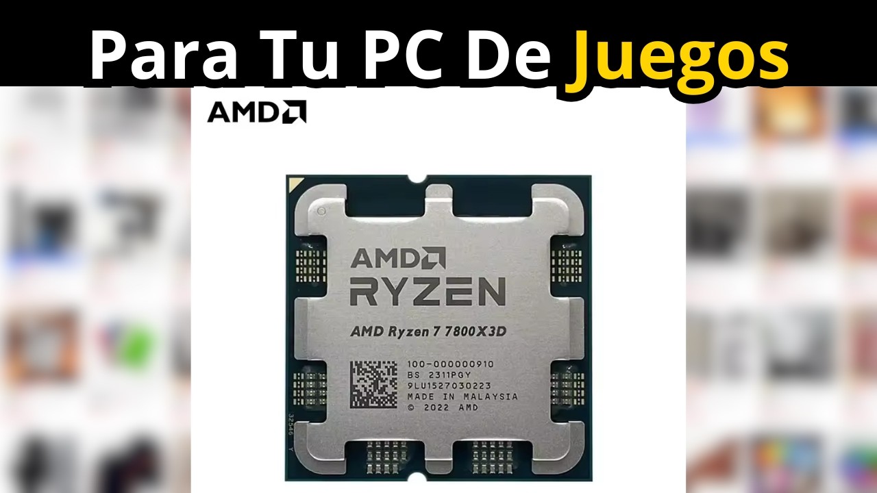 Procesador AMD Ryzen 7 7800X3D para Gaming Socket AM5 8 Núcleos 16 Hilos - AliExpress