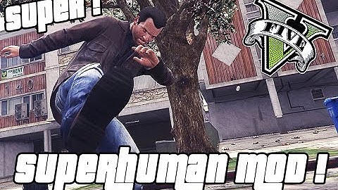 GTA V PC - Superman MOD ! (Super Punch W/ Hancock Mod)