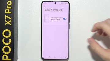 POCO X7 Pro: Turn On/Off Flashlight