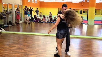 ricK Torri and Brigitte Wittmer - Zurich Zouk Workshop - 1st Class 13.07.13