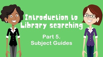 Introduction to Researching. Pt. 5 - Subject Guides