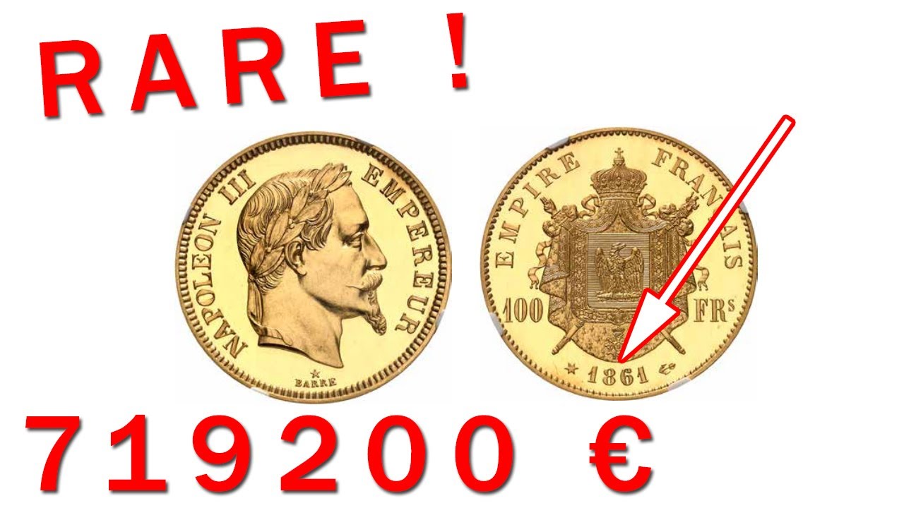 Une pice de monnaie rare de 100 francs or vendue pour plus de 700000 euros 