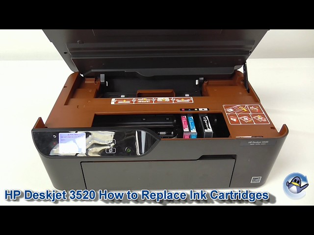 Er deprimeret essens Profet HP Deskjet 3520: How to Change Ink Cartridges - YouTube