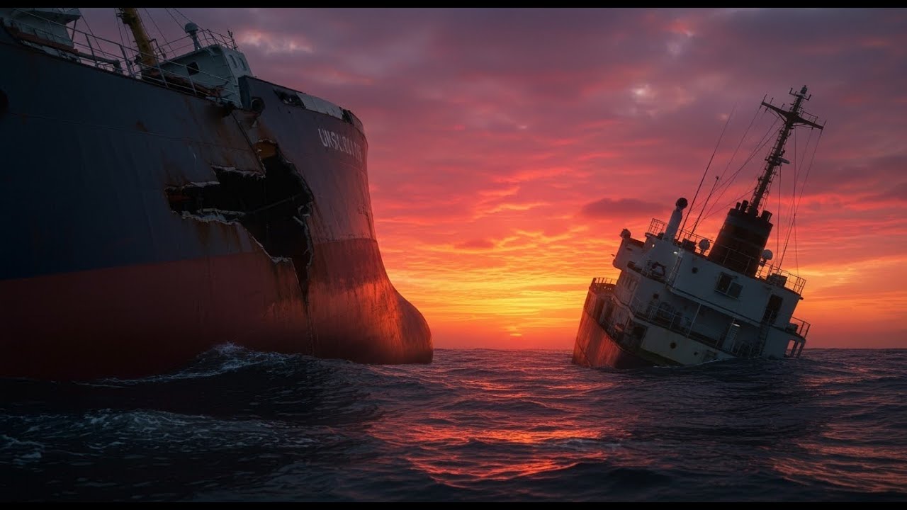Two Huge Cargo Ships Chaotic Final Moments | Accident victim.