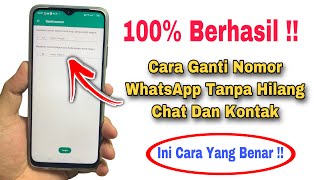 Cara Mengganti Nomor WA Tanpa Chat Hilang