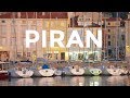 Piran, Slovenia. Slovenian Istria.Timelapse & hyperlapse video of Pirano, Slovenia. Пиран, Словения
