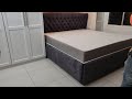 Upholstered Hydraulic King Size Bed