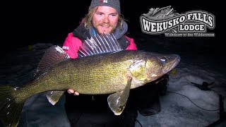 NightBite Walleye on NEW Baits - Wekusko Falls, Manitoba