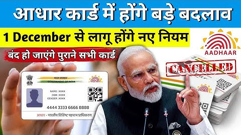 New Aadhaar Rules by UIDAI: Only Photo & QR Code on Aadhaar | Misuse Prevention Update | UPSC