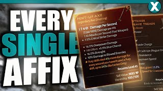 Diablo 4 All Affixes & Class Specific Gear Affixes