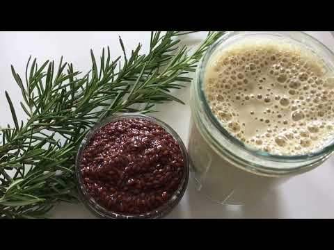 DIY Flaxseed & Rosemary Shampoo | Shiny, super moisturised healthy hair