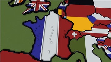 How To Build A Small Scale World Map pt.2 France And Benelux