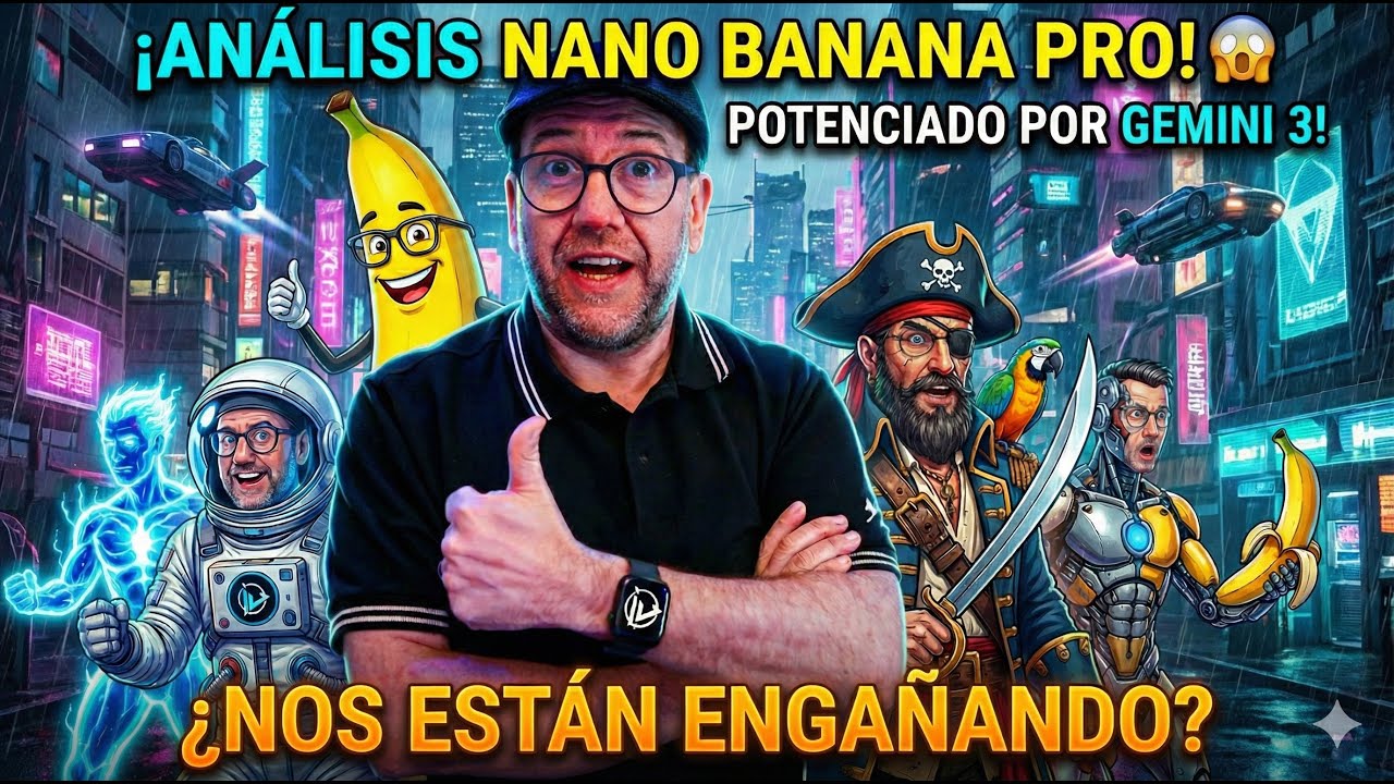 🍌Nano Banana Pro + Gemini 3.0: ¿REVOLUCIÓN TOTAL o puro HUMO? 🤯