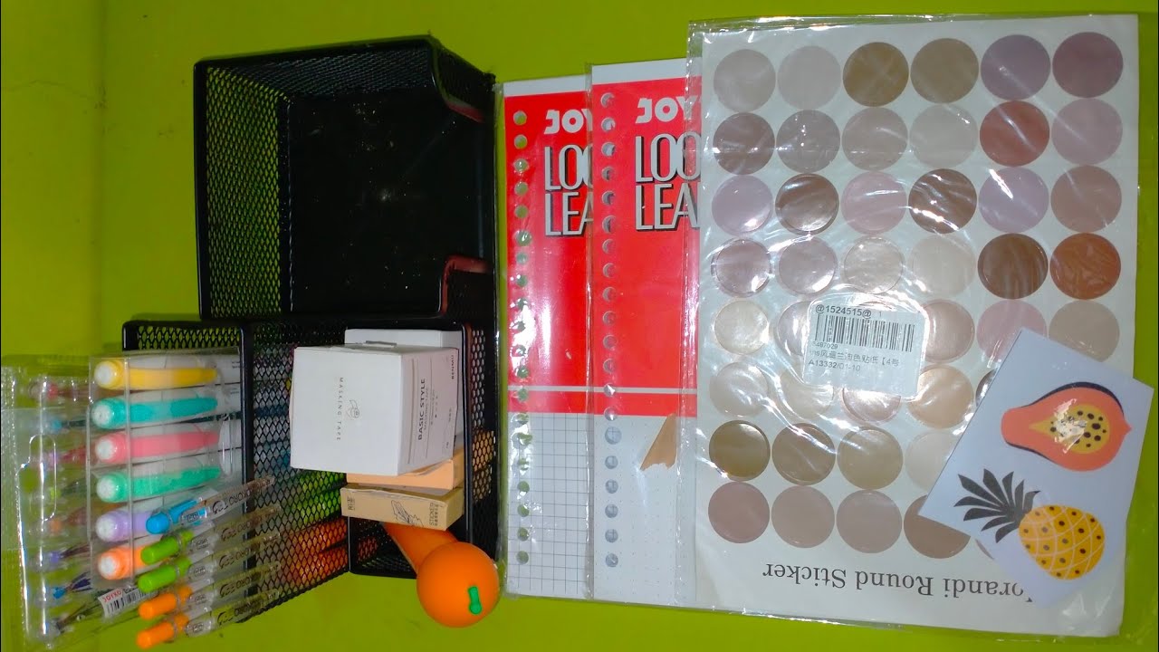 Unboxing Stationery Haul YouTube