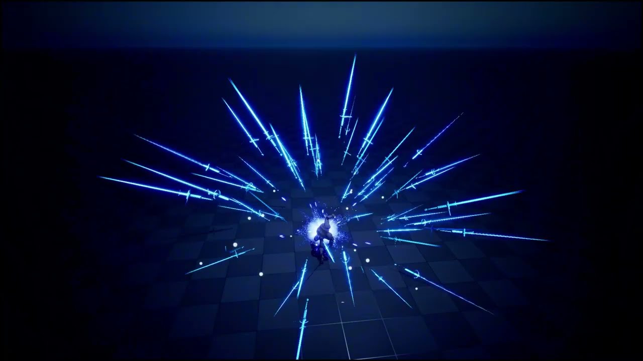 UE5 Magic Swords Jump Attack