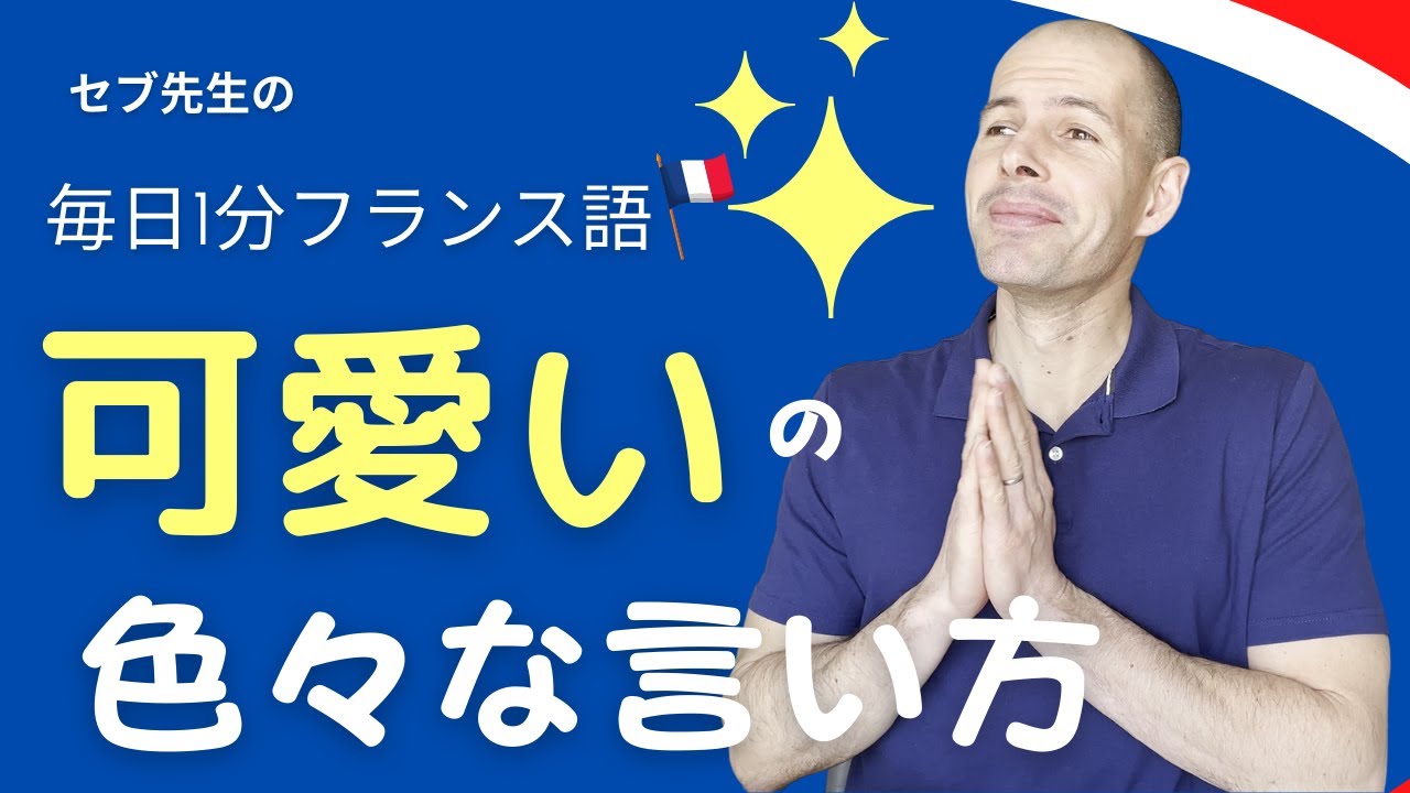 毎日1分フランス語 可愛いの色々な言い方 教科書に載っていない表現 実際にフランス人がよく使う言い回し これであなたもフランス人 Youtube 毎日1分フランス語 可愛いの色々な言い方 教科書に載っていない表現 実際にフランス人がよく使う言い回し これであなたもフランス人 Youtube