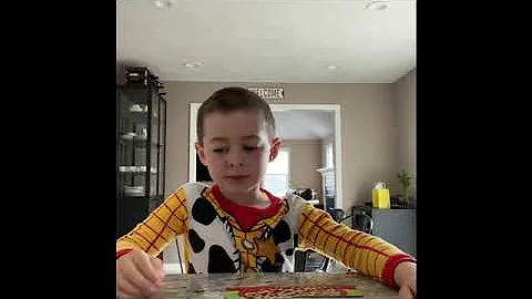 Making a puzzle with cereal box
