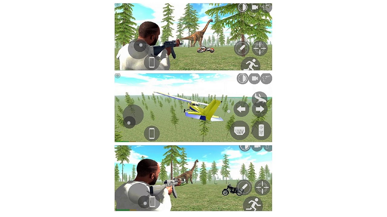 4 Dinosaur 🦕 2 head 💯 + plugin 🎮 #dinosaur #indianbikedriving3d #cheatcodes #youtubevideo #games 