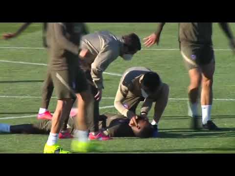 Moussa Dembele collapsed during training | shocking moments