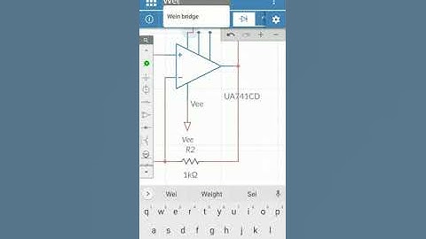 Wein bridge oscillator