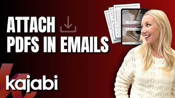 How to add an attachment or downloadable to a Kajabi email