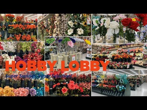 hobby-lobby-floral-home-decor-|-50%-off-artificial-flowers-&-plants-|-shop-with-me-2019