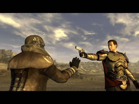 fallout new vegas เลือกฝ่าย  New 2022  Malpais Legate vs NCR Veteran Ranger - Fallout New Vegas npc battle