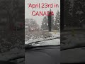 Canadian spring