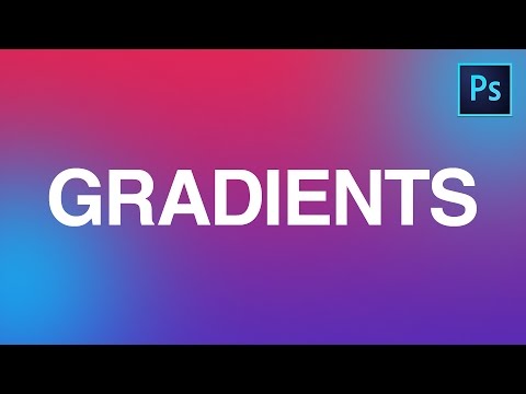 Video: How To Add A Gradient In Photoshop