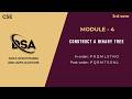 Construct Binary Tree from Inorder & Postorder | DSA | BCS304