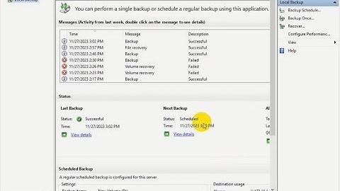 How to create schedule backup & restore file in windows server from network share location