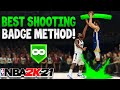 How to Get SHOOTING BADGES in NBA 2K21 Current Gen! Fast and Easy Shooting Badge Method!