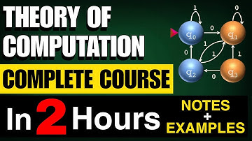 TOC - Complete Course in 2 Hours | THEORY OF COMPUTATION (TOC) in ONE SHOT Video | STATS BY PUNAM