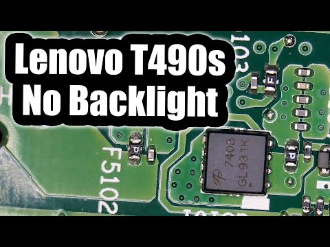 Lenovo ThinkPad T490S No Backlight Repair - Screen went Dim after replacement