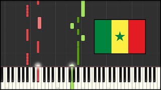 Senegal National Anthem - Le Lion Rouge Piano Tutorial
