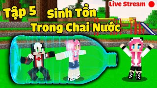 REDHOOD VÀ MỀU STREAM SINH TỒN BÊN TRONG CHAI NƯỚC CỦA MINECRAFT TẬP 5:REDHOOD ĐÃ ĐẾN NHÀ RỒNG ENDER