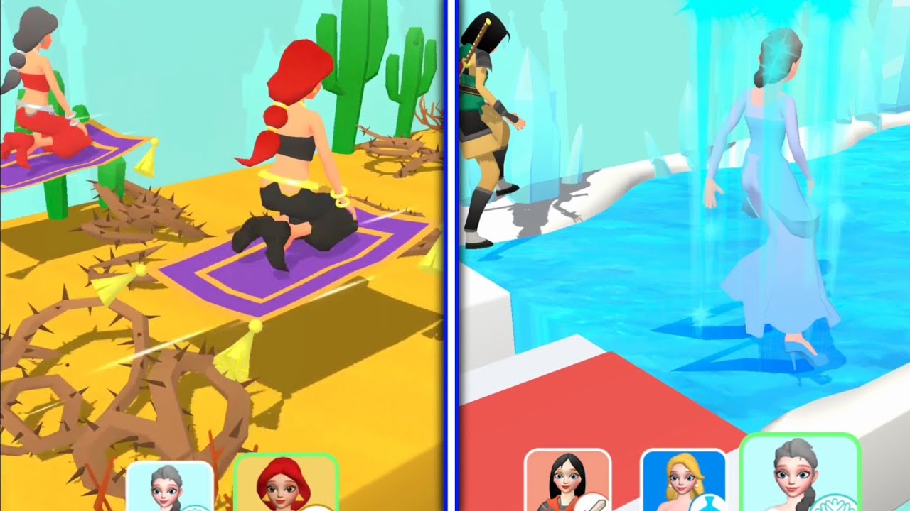 Princess Shift 👧🛡️⚔️ All Levels Gameplay Trailer Android,ios New Game