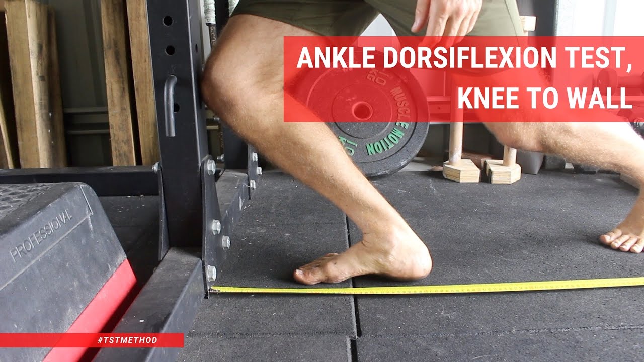 Ankle Dorsiflexion Test, Knee to Wall YouTube