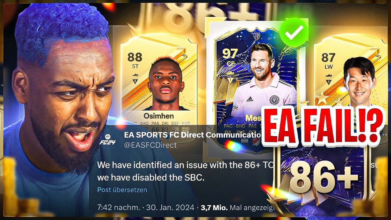 GRATIS MESSI TOTY PICK???☠ DER GRÖSSTE SKANDAL in der GESCHICHTE VON EA FC🚨86+ TOTY PICK