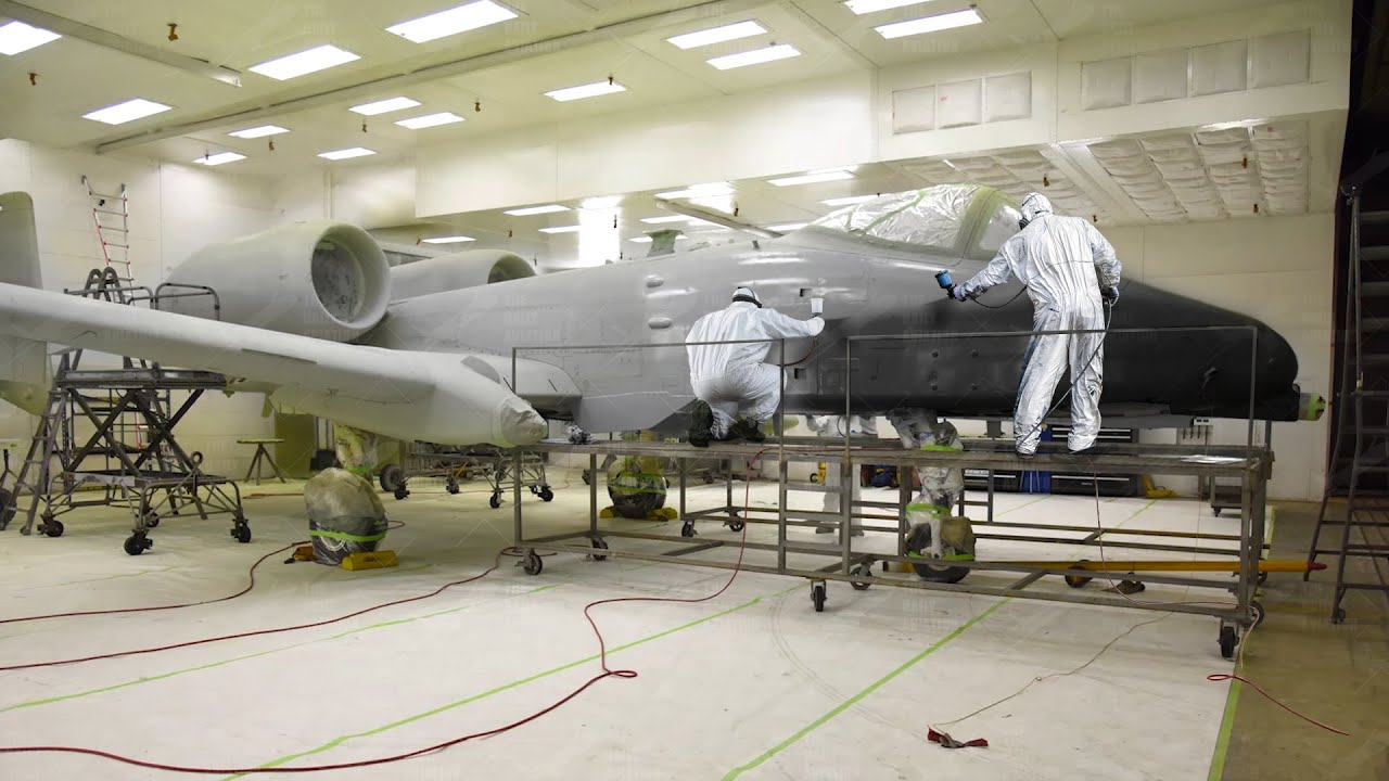 Hypnotic US A-10 Repainting Process with Unique Blacksnake Look