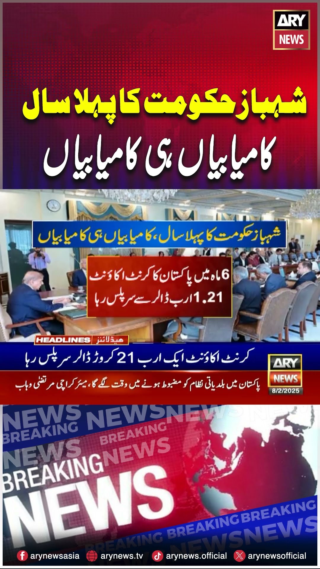 One Year of Shehbaz Govt | performance | inflation | economy #shorts #reels #breakingnews #arynews